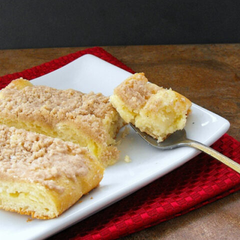 Homemade Entenmann’s Cheese Filled Crumb Coffee Cake