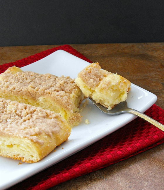 Homemade Entenmann’s Cheese Filled Crumb Coffee Cake