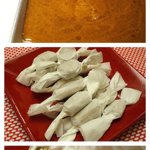 Homemade Molasses Taffy