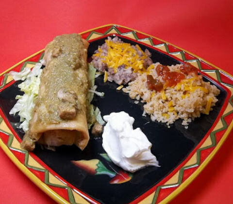 Chimichangas with Green Chile