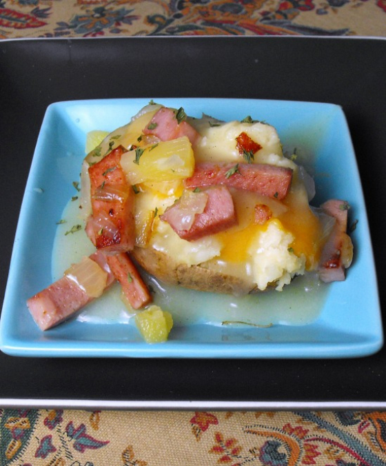 Loco Moco Stuffed Potatoes