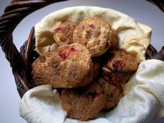 Cranberry Crumb Muffins