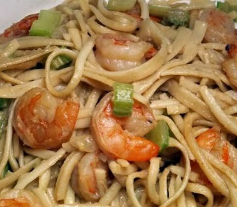 Thai Shrimp with Noodles