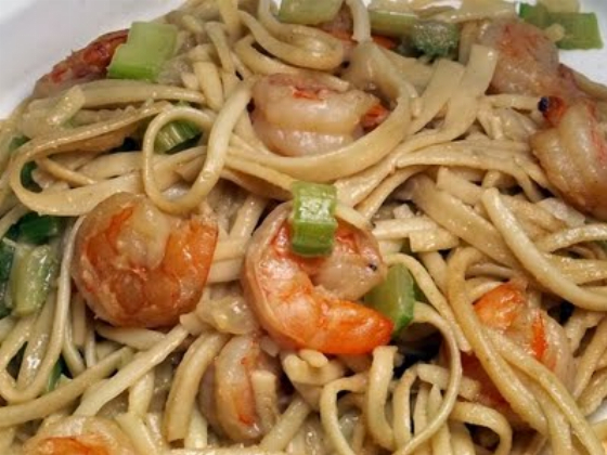 Thai Shrimp with Noodles