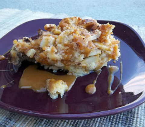 Caramel Apple Bread Pudding