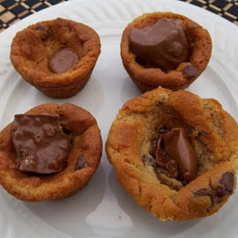 Candy Bar Cookie Cups