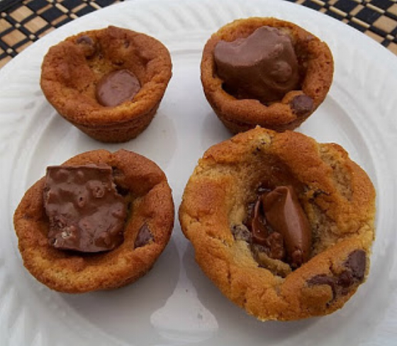 Candy Bar Cookie Cups