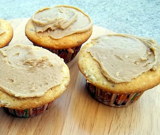 Candy Cap Mushroom Syrup Cupcakes