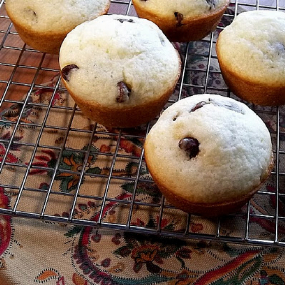 Chocolate Chip Cherry Muffins