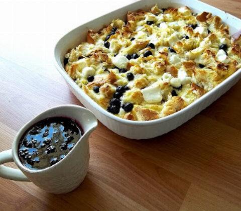 Citrus and Blueberry Casserole