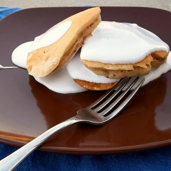 Fluffernutter Pancakes