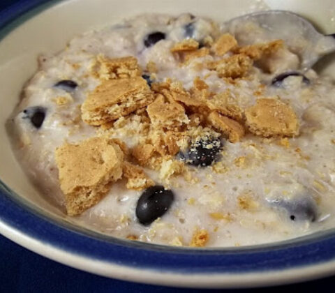 Blueberry Cheesecake Oatmeal