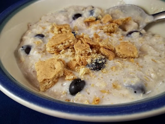 Blueberry Cheesecake Oatmeal