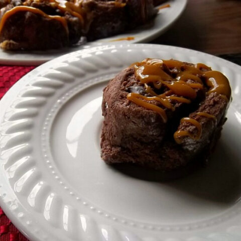 Chocolate Caramel Sweet Rolls