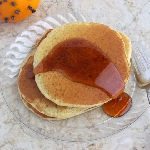 Orange Clove Pancakes