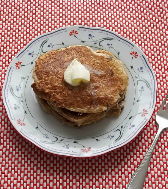 Apple Walnut Pancakes