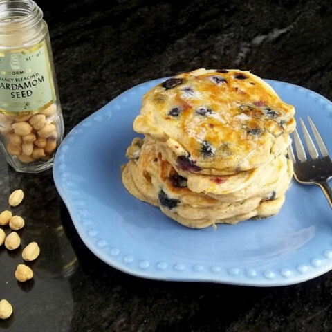 Blueberry Cardamom Pancakes