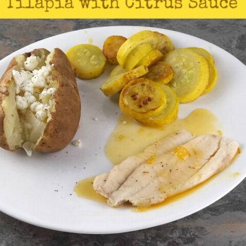 Tilapia with Citrus Ginger Sauce