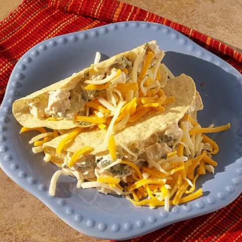 Southwest Chicken Salad Tacos