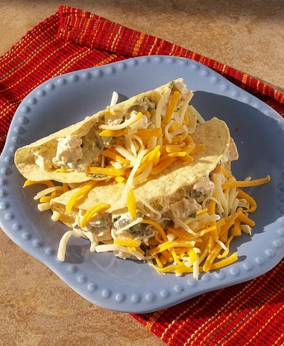 Southwest Chicken Salad Tacos