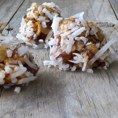 Coconut Date Balls