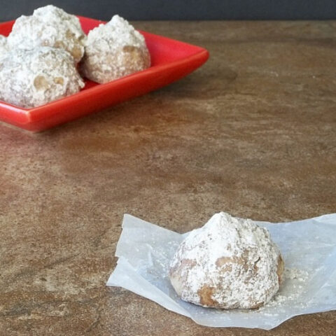 Snickerdoodle Snowball Cookies