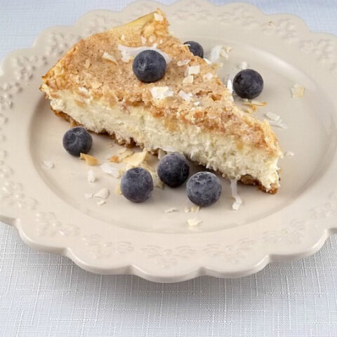 Low Carb Coconut Macaroon Cheesecake