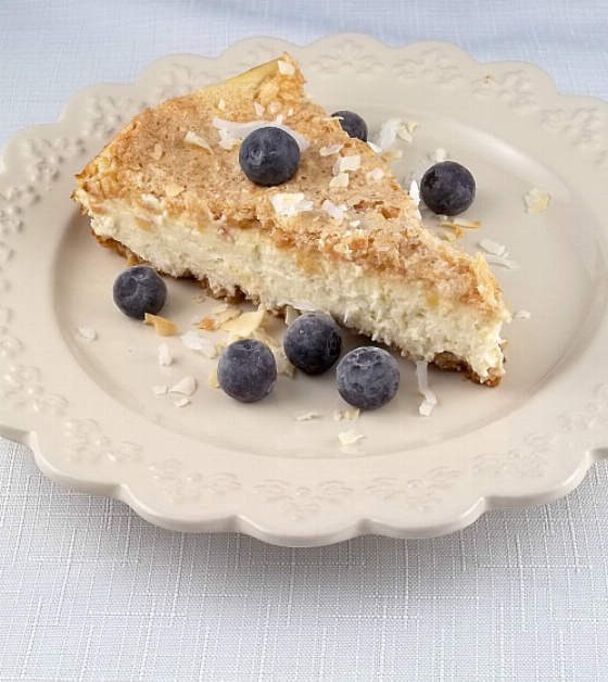 Low Carb Coconut Macaroon Cheesecake