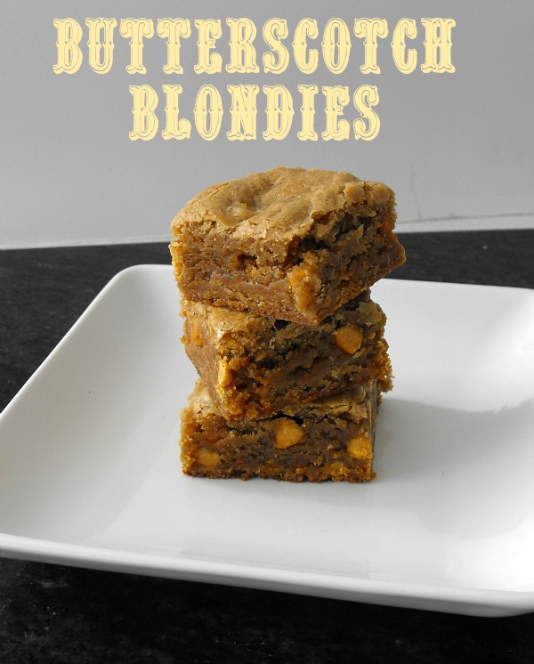 Butterscotch Blondies