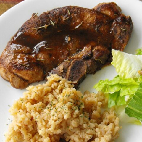 Maple Dijon Pork Chops