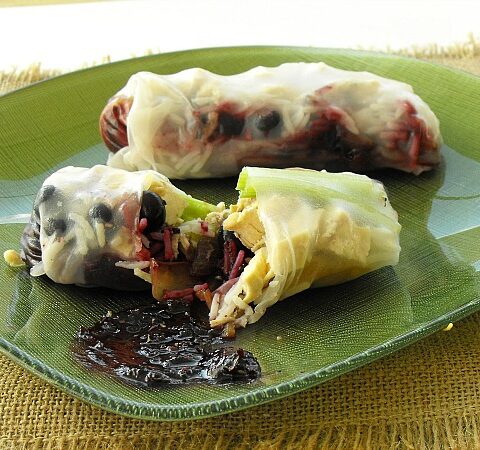 Blueberry Chicken Rice Bundles