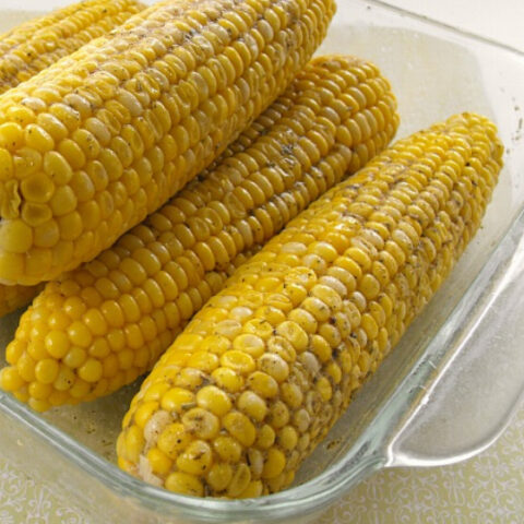 Microwaved Herbed Corn on the Cob