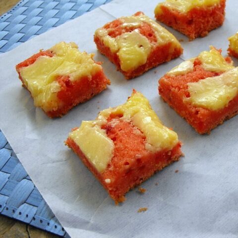 Strawberry Gooey Bars