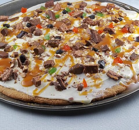 Pumpkin Cookie Pizza