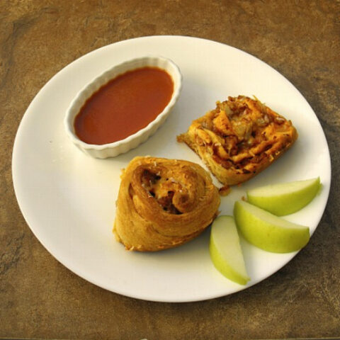 Tomato Sausage Pinwheels