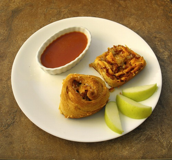 Tomato Sausage Pinwheels