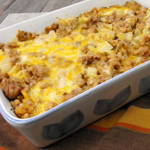 Gluten Free Sausage Strata