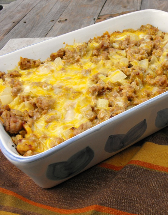 Gluten Free Sausage Strata