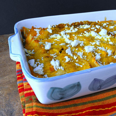 Beef Enchiladas with Red Chile Sauce