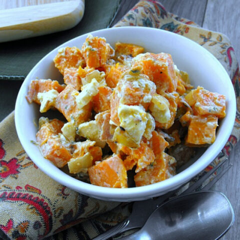 Feta Cheese Sweet Potato Salad