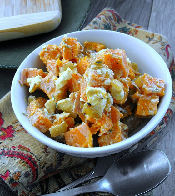 Feta Cheese Sweet Potato Salad