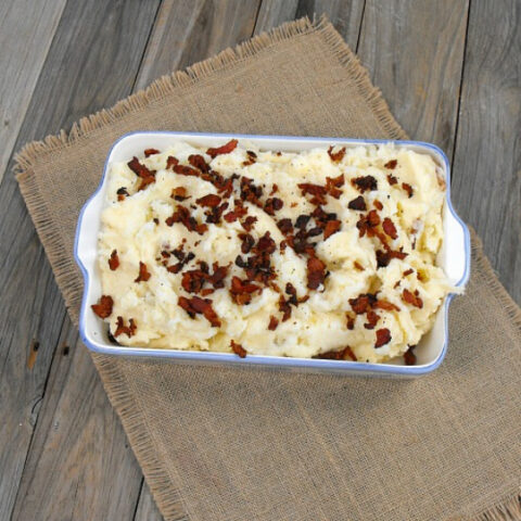 Loaded Bacon and Cheese Mashed Potatoes