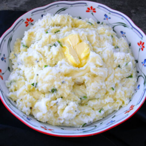 Mashed Potatoes and Turnip with Chives