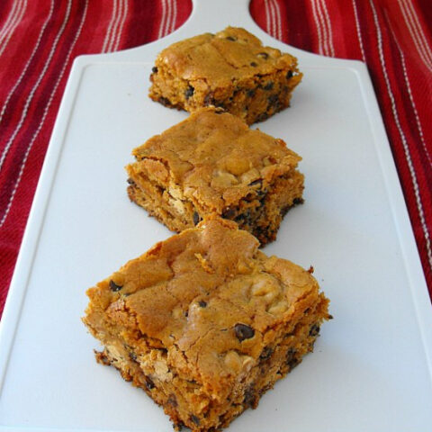 Peanut Butter Blondies