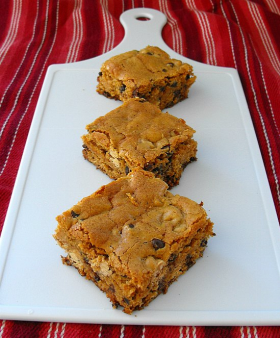 Peanut Butter Blondies