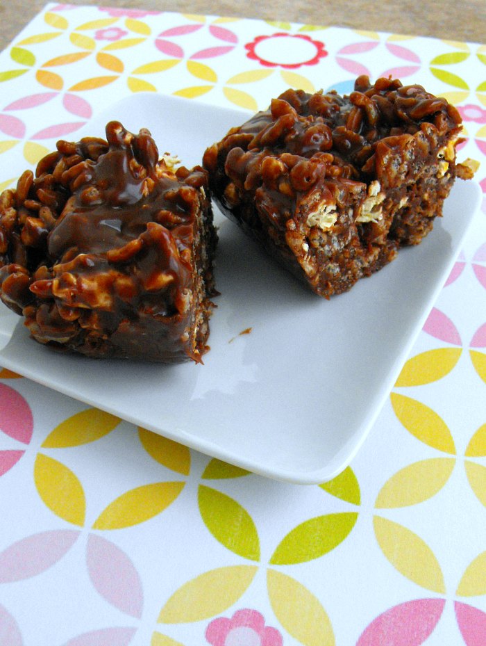 Chocolate Popcorn Squares