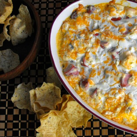 Warm Lit’l Smokies Chile Dip