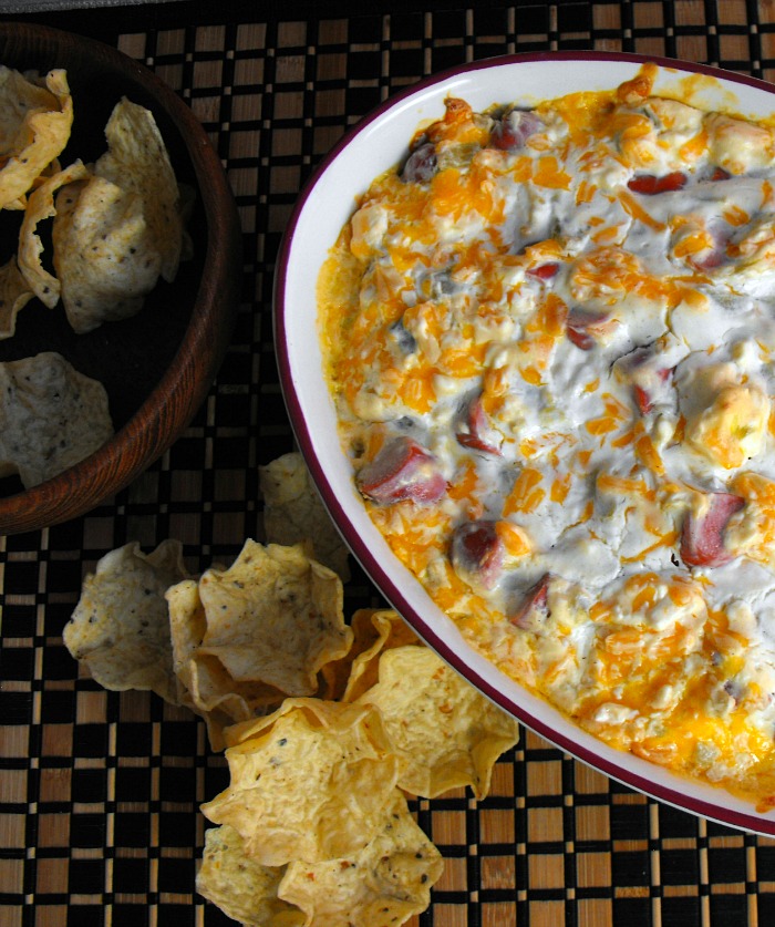 Warm Lit’l Smokies Chile Dip