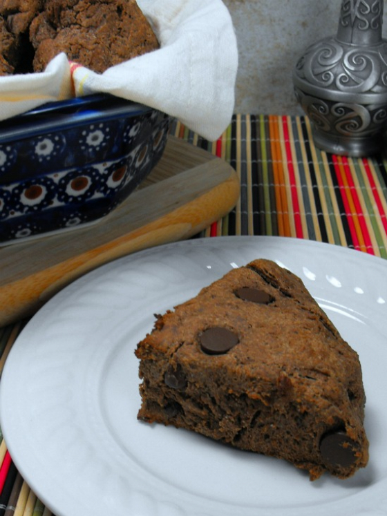 Gluten-Free Double Chocolate Scones