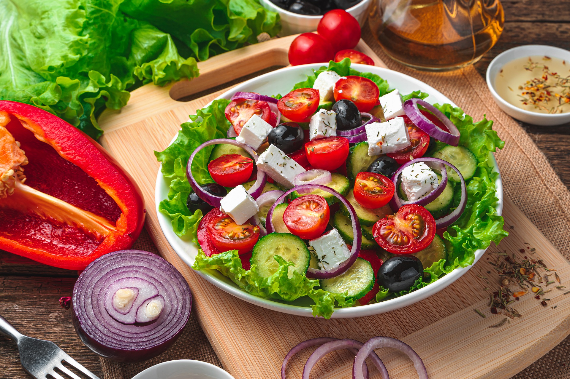 Tomato Feta Salad